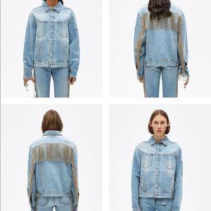 ISO Helmut Lang Beaded Denim Jacket
